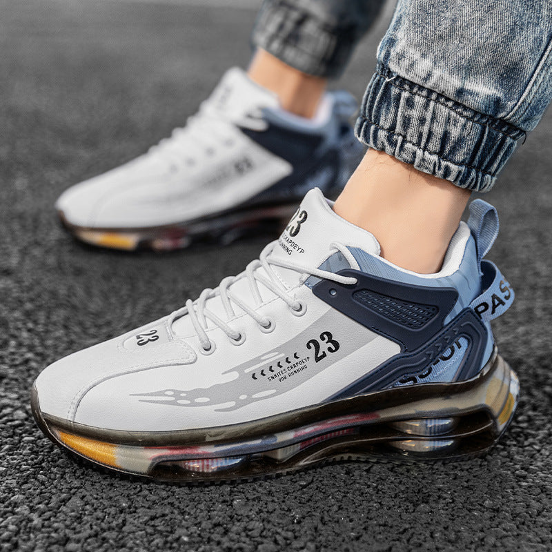 Men’s High-Top Basketball Sneakers – Casual Platform Shoes