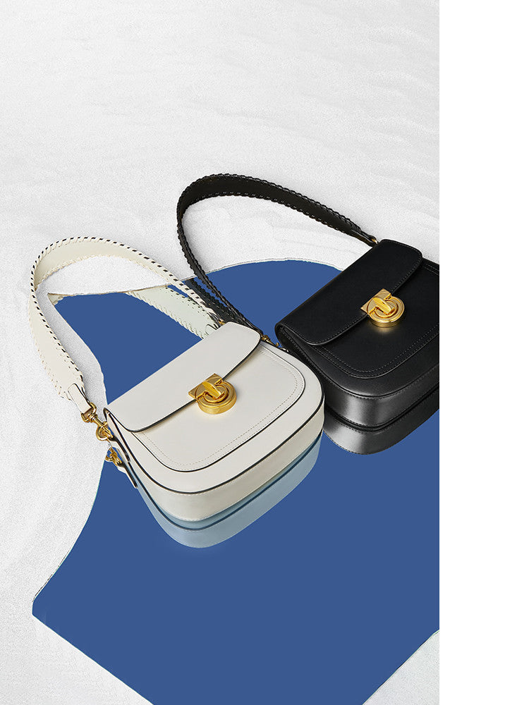 Women's Leather Saddle Shoulder & Armpit Bag