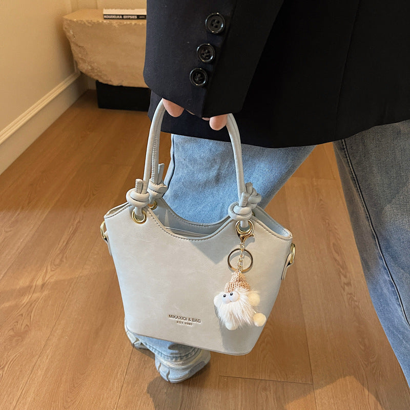 Sweet Style PU Leather Small Square Shoulder Crossbody Bag for Women