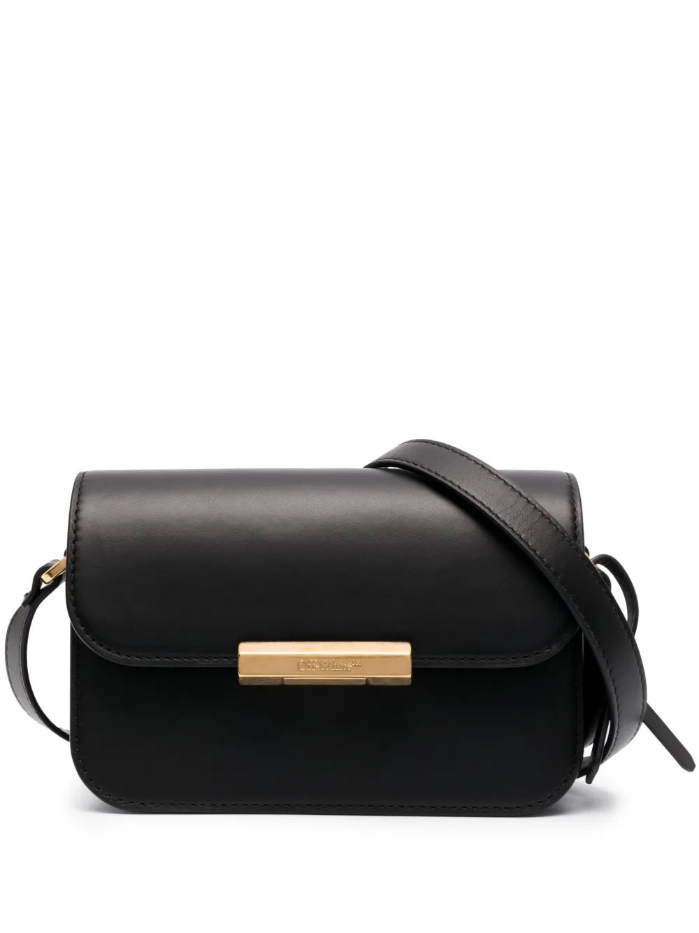Off-White logo plaque crossbody bag