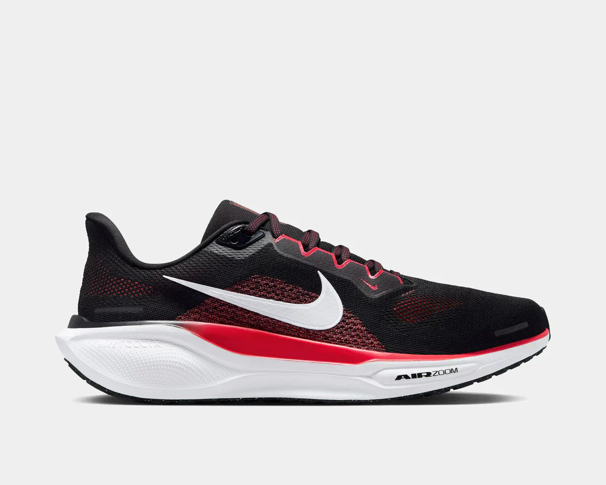 Nike Air Zoom Pegasus 41 Road Running Shoes Black Fire Red White