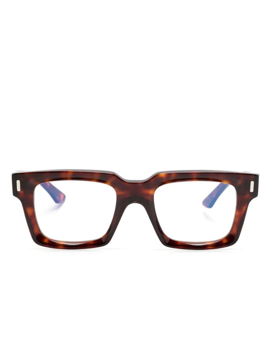 Cutler & Gross tortoiseshell rectangle frame glasses