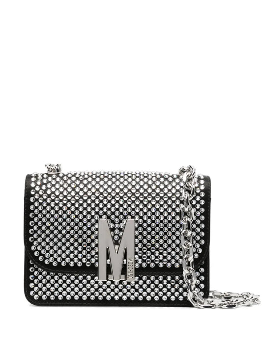Moschino crystal embellished crossbody bag