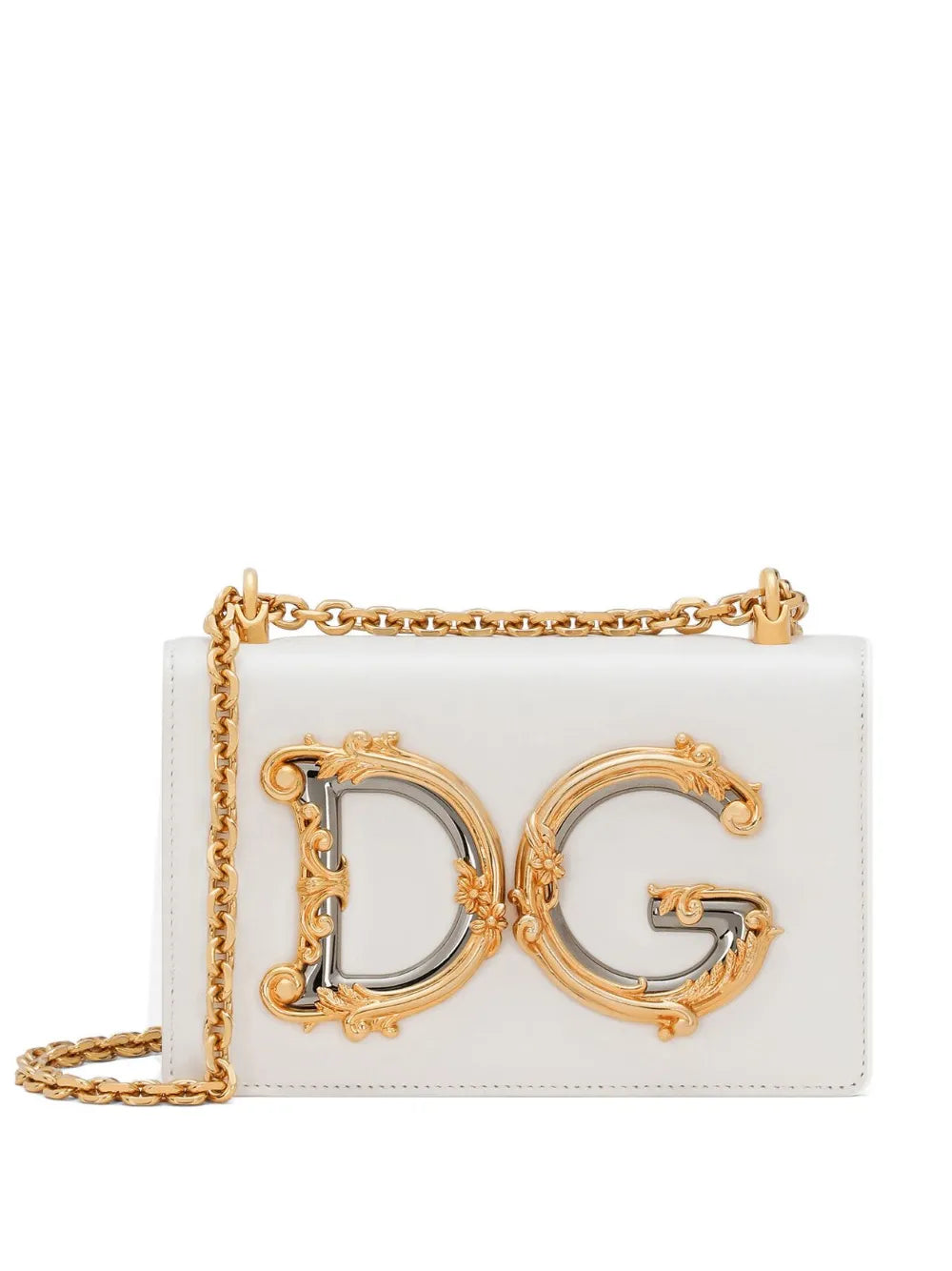 Dolce & Gabbana logo plaque lambskin crossbody bag