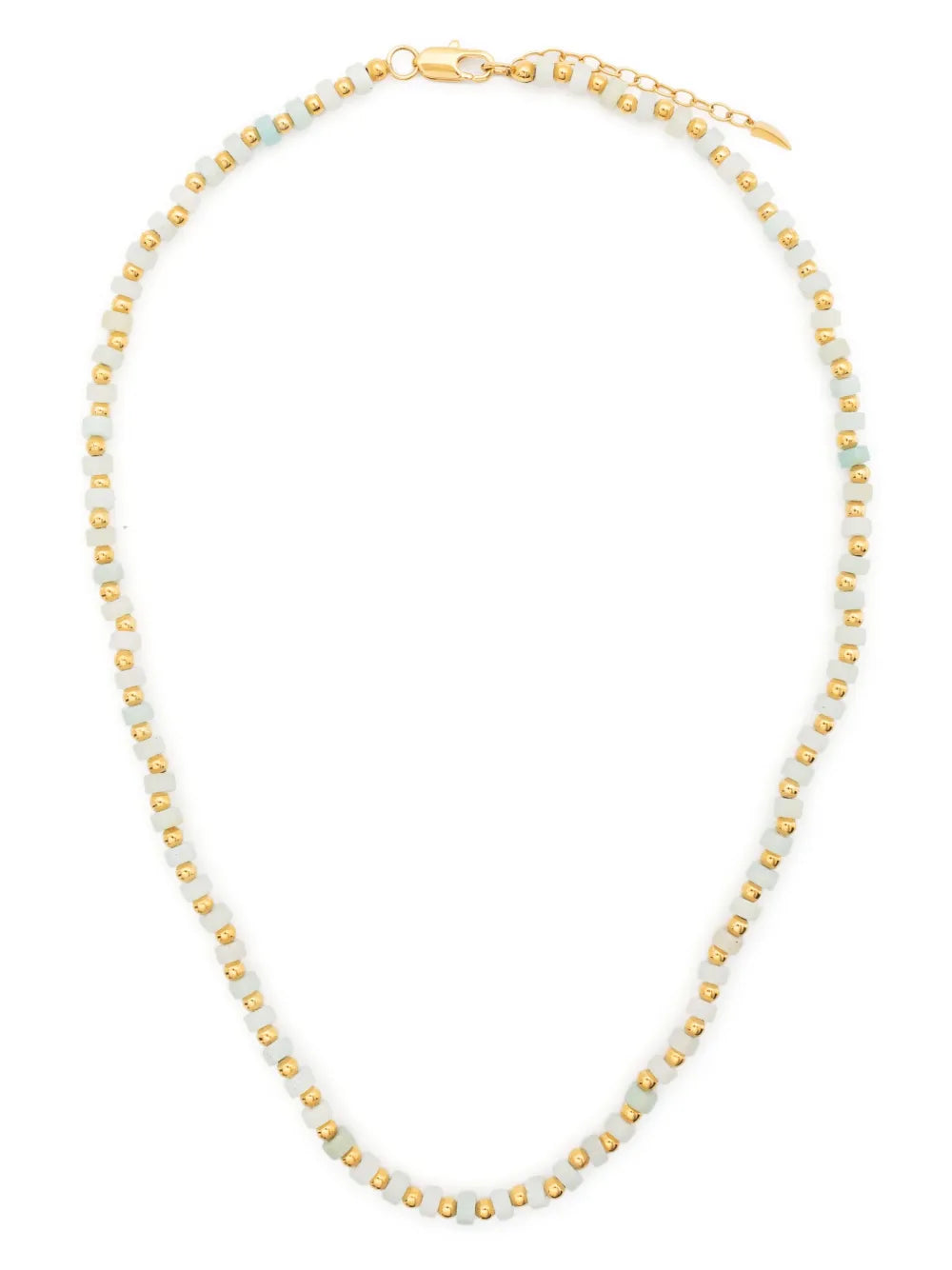 Missoma beaded chain amazonite necklace