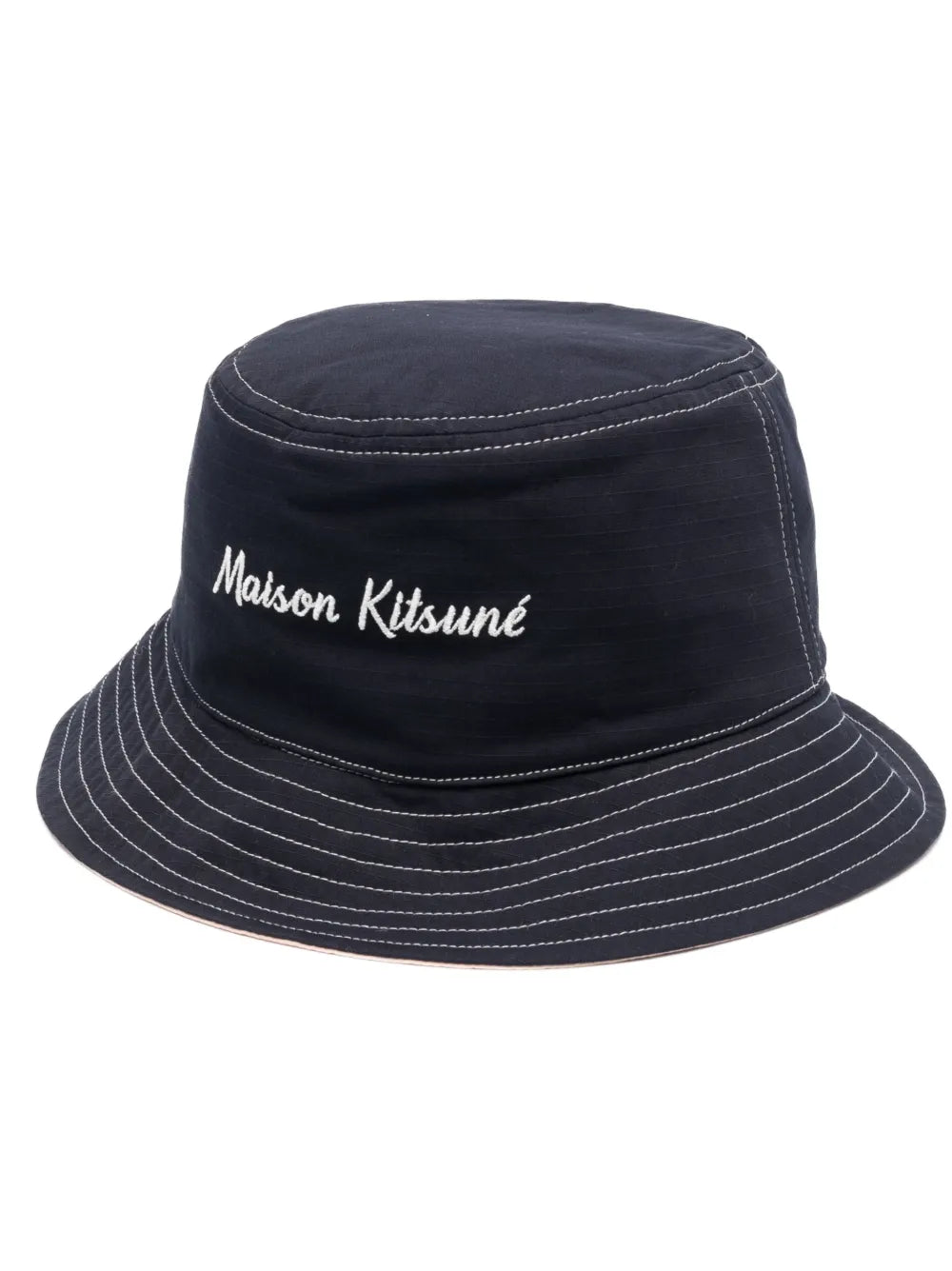 Maison Kitsuné logo embroidered bucket hat