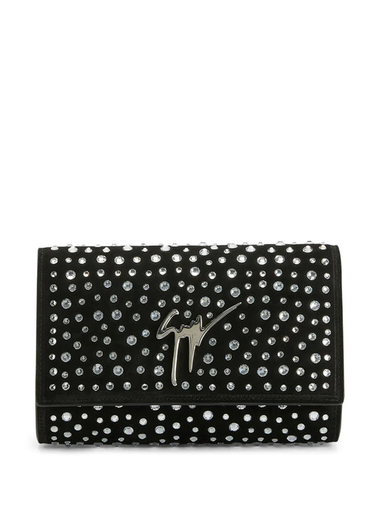 Giuseppe Zanotti Cleopatra crystal embellished clutch bag