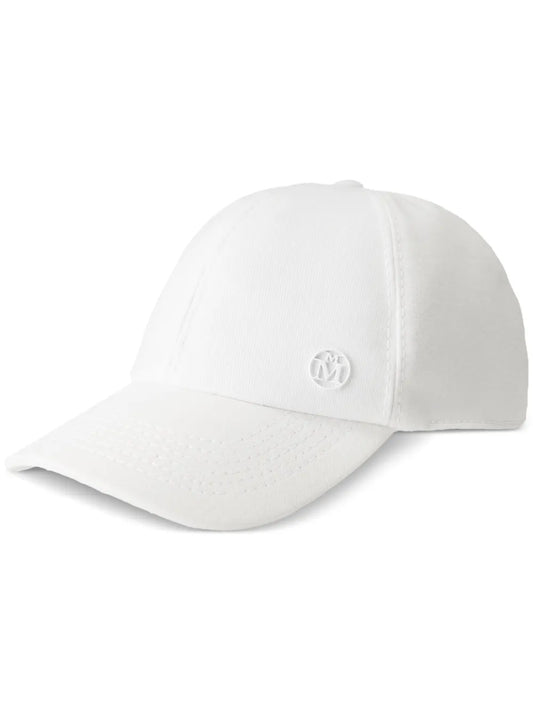 Maison Michel Tiger cotton logo plaque cap