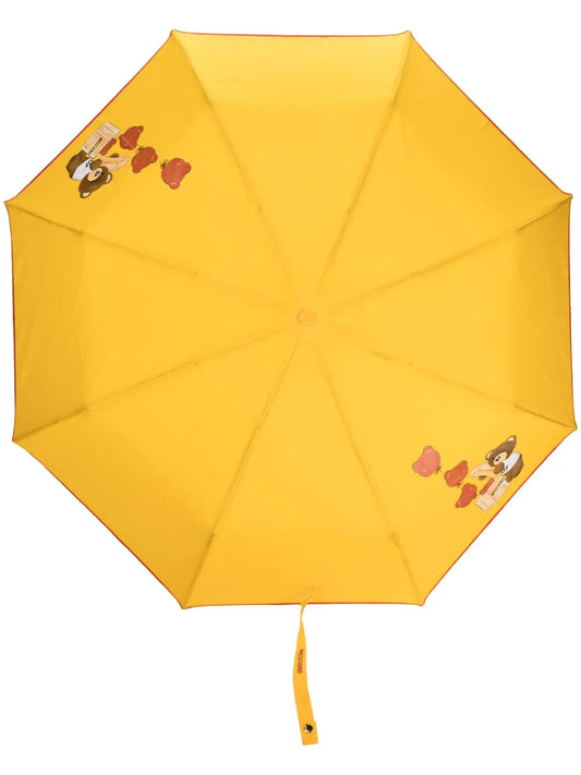 Moschino Teddy Bear motif compact umbrella