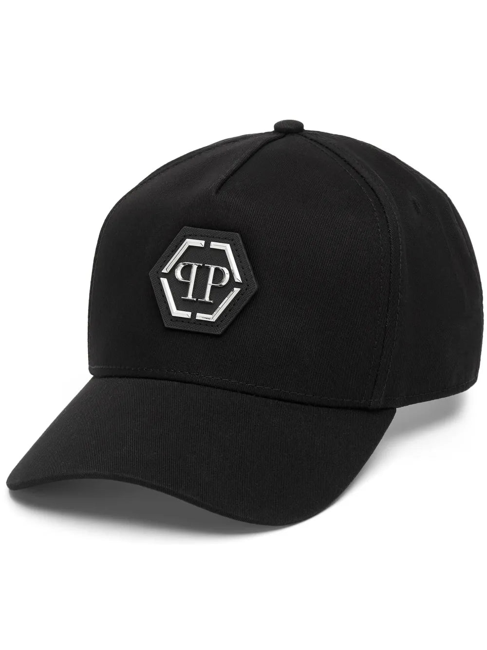 Philipp Plein logo plaque cotton baseball cap