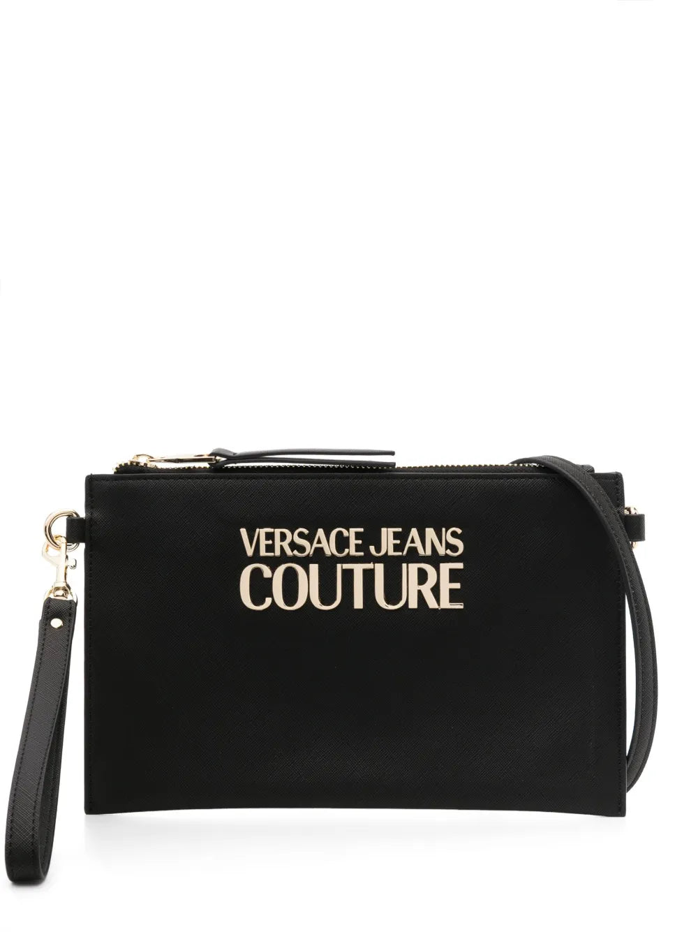 Versace Jeans Couture logo plaque detail clutch bag