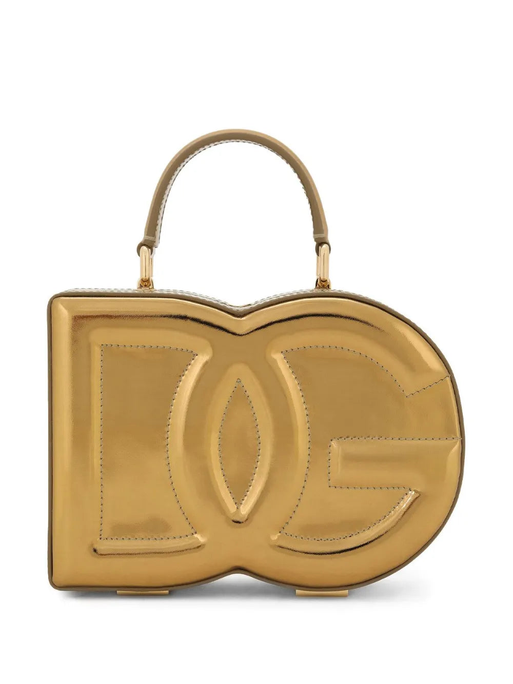 Dolce & Gabbana DG embossed metallic effect bag