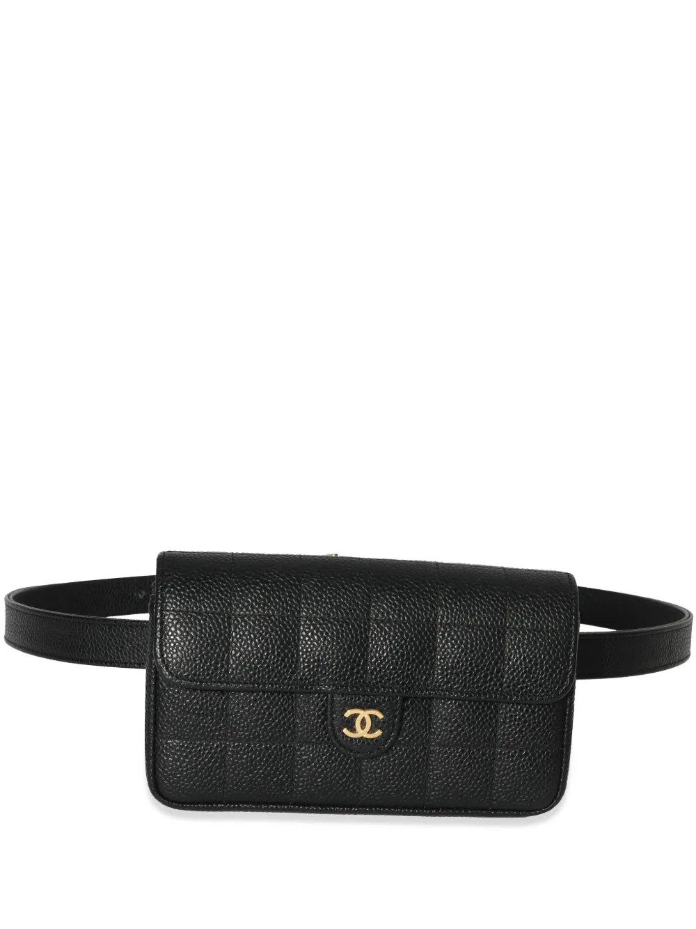 CHANEL Choco Bar leather belt bag