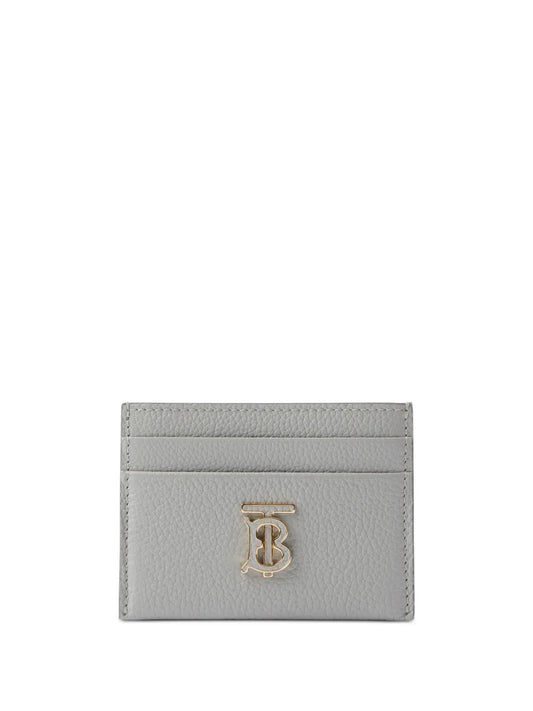 Burberry TB leather card holder
