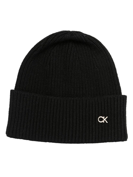 Calvin Klein Re lo ribbed knit beanie