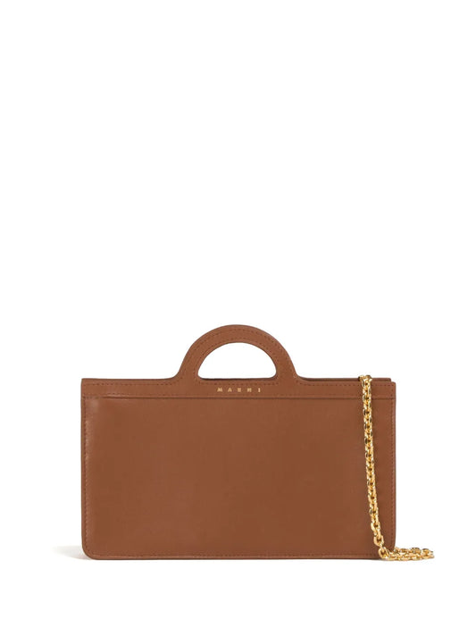 Marni Tropicalia leather wallet on chain