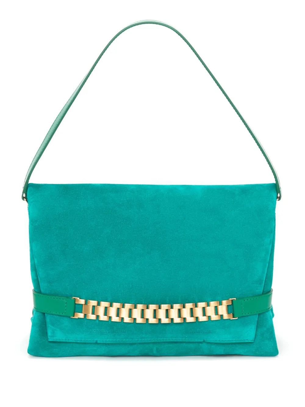 Victoria Beckham Chain Pouch suede shoulder bag