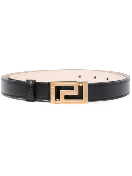 Versace Greca Goddess leather belt