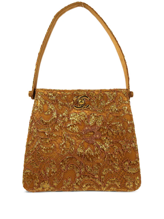 CHANEL 1998 Both Side CC Turn lock handbag