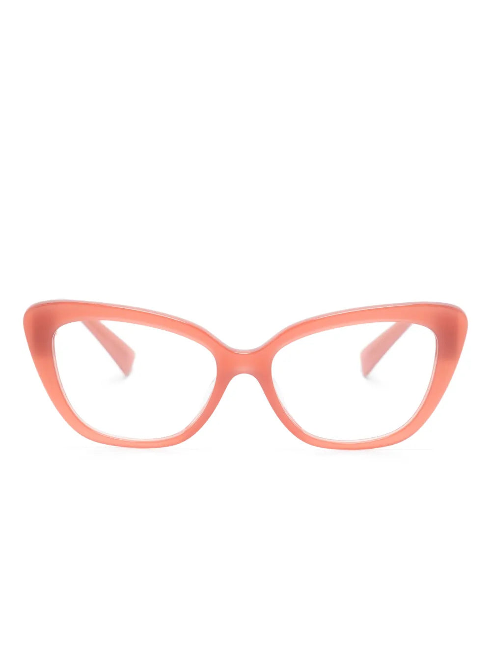 Miu Miu Eyewear logo lettering cat eye frame glasses