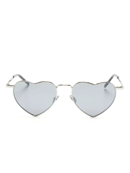 Saint Laurent Eyewear Loulou heart frame sunglasses
