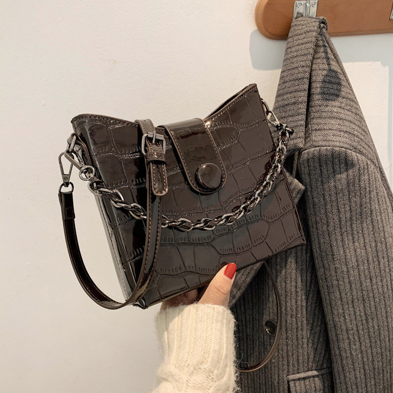 Casual PU Leather Bag | Lightweight Dumpling Style Portable Crossbody