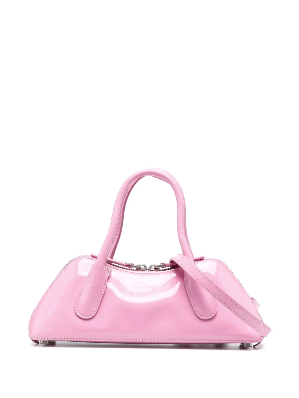 Blumarine high shine finish leather tote bag