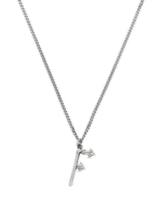 Emanuele Bicocchi Alphabet pendant necklace