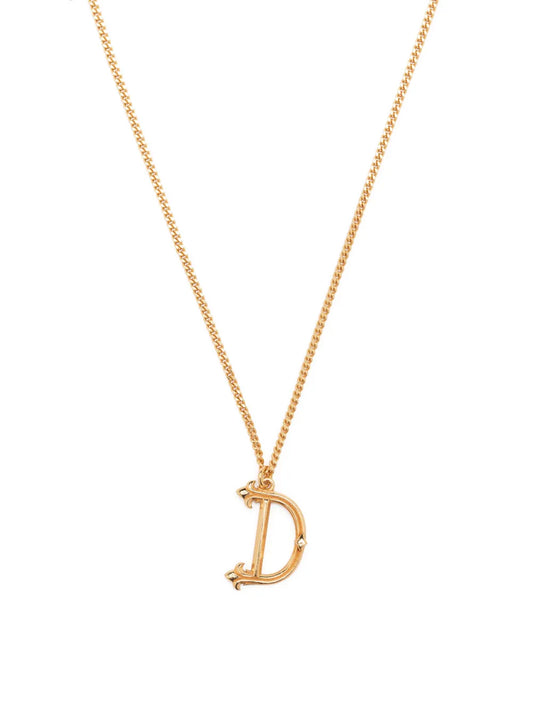Emanuele Bicocchi D alphabet pendant necklace