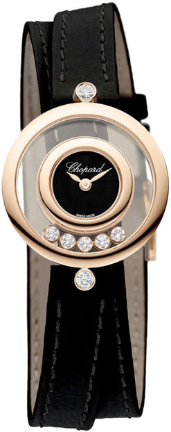 chopard happy diamonds 18kt rose gold lady's watch_1