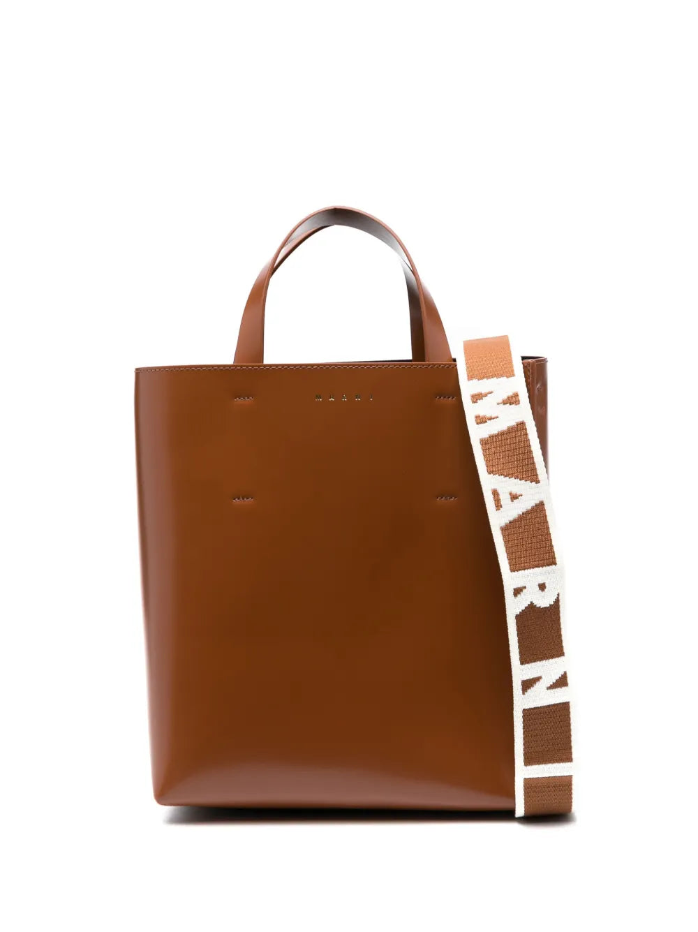 Marni small Museo leather tote bag