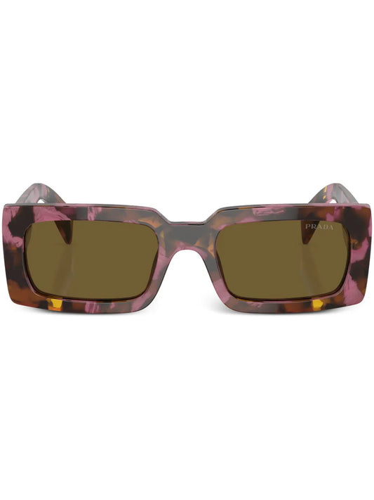 Prada Eyewear marbled rectangular sunglasses