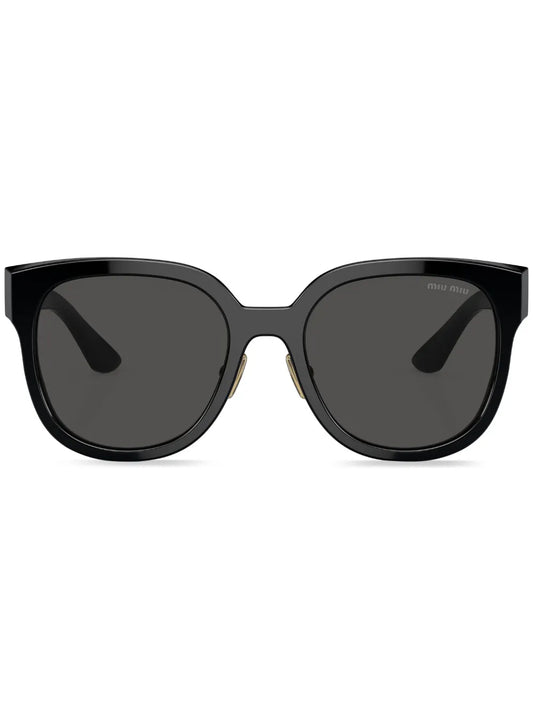 Miu Miu Eyewear logo lettering D frame sunglasses