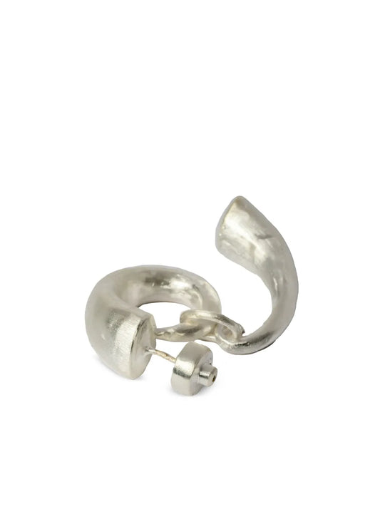 Parts of Four Horn Pendant sterling silver earring