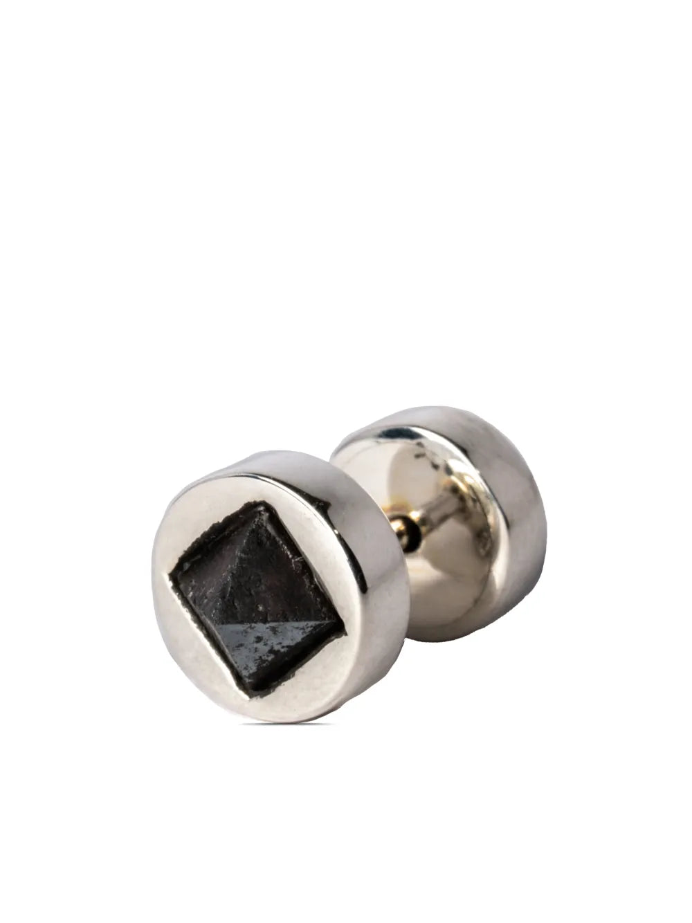 Parts of Four crystal pyramid stud earring