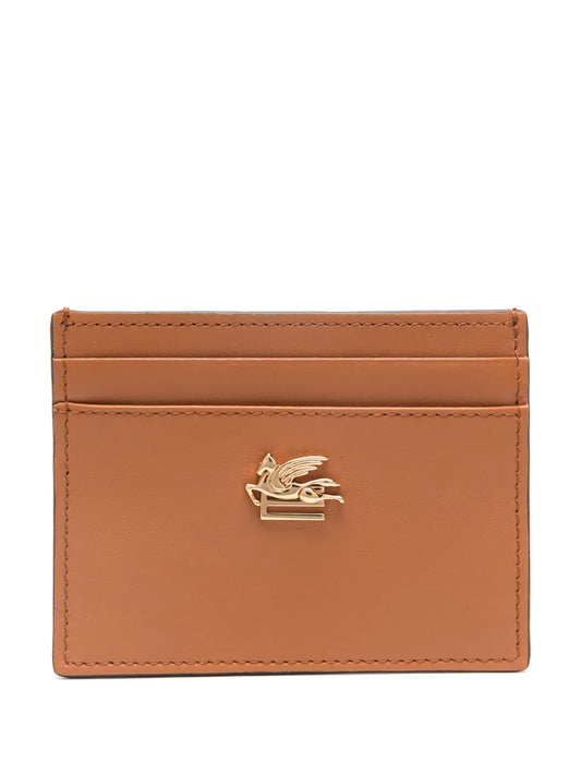 ETRO leather card holder