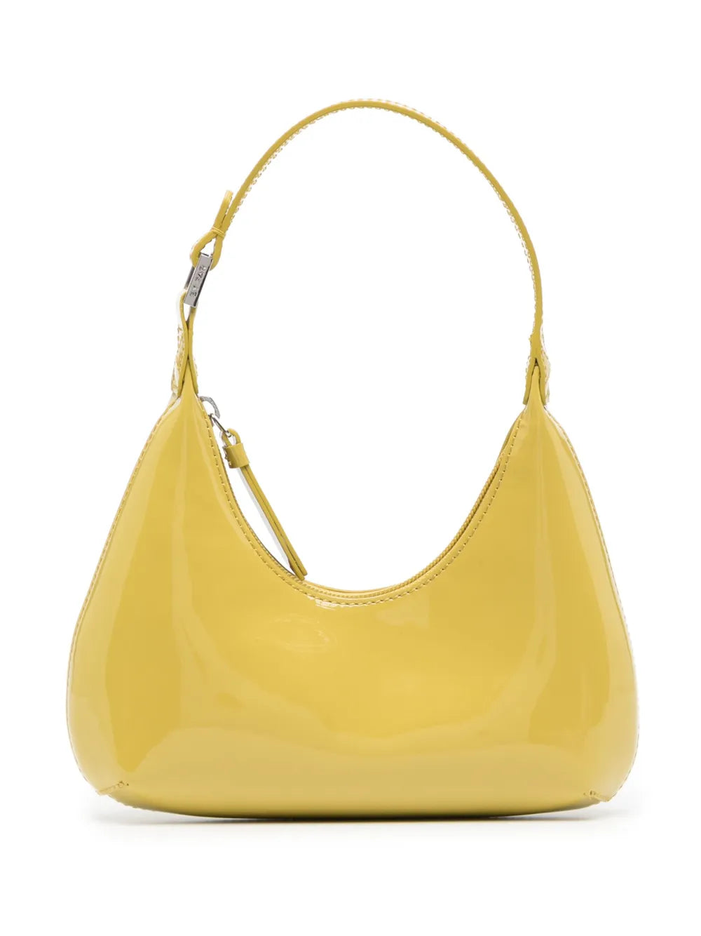 BY FAR Baby Amber patent leather shoulder bag