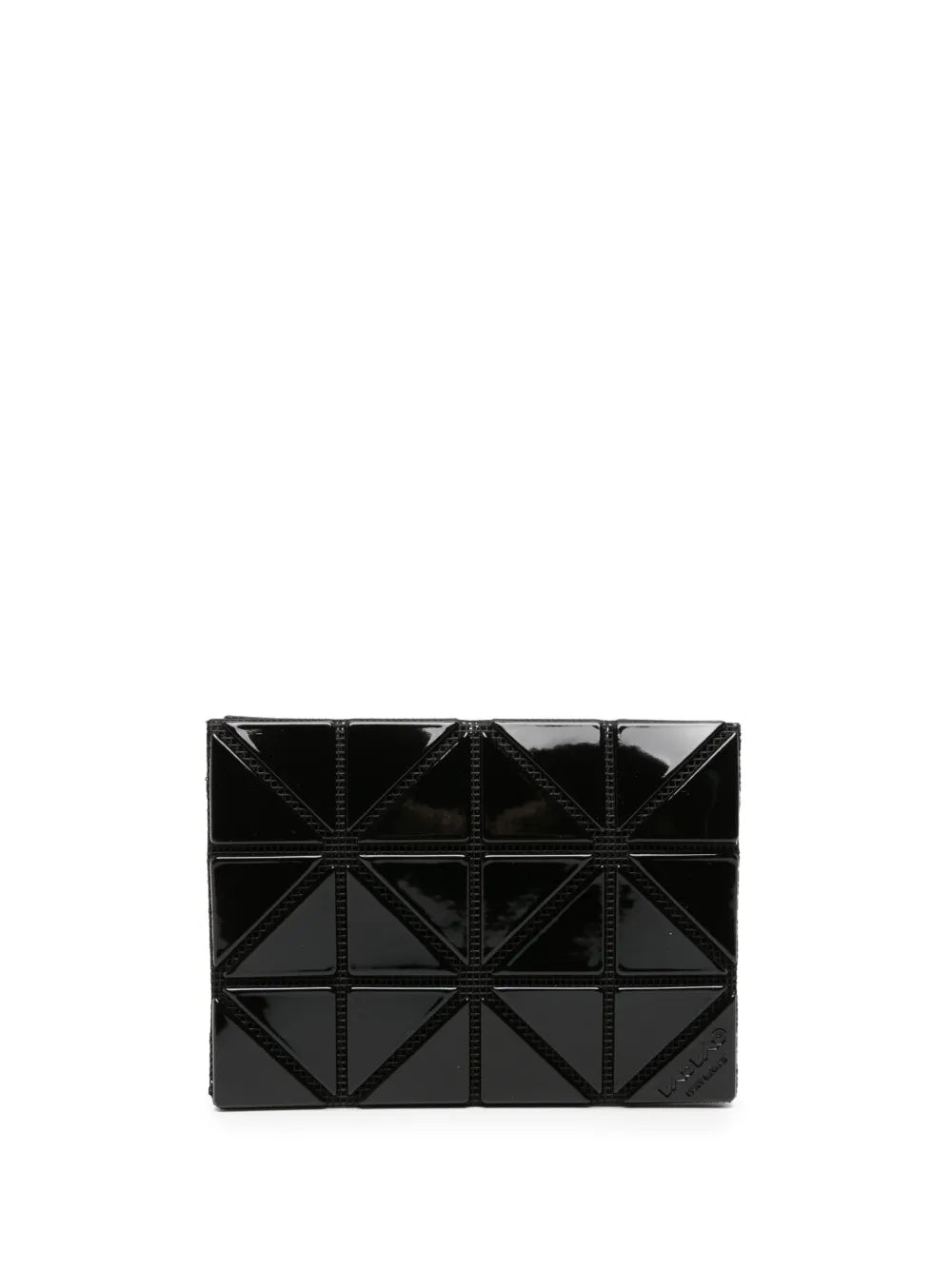 Bao Bao Issey Miyake high shine faux leather geometric design cardholder