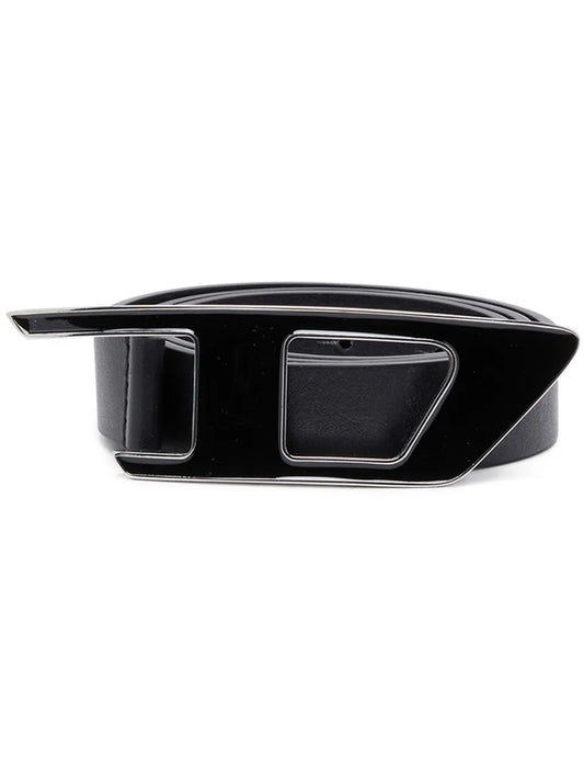 Diesel B Dlogo II leather belt