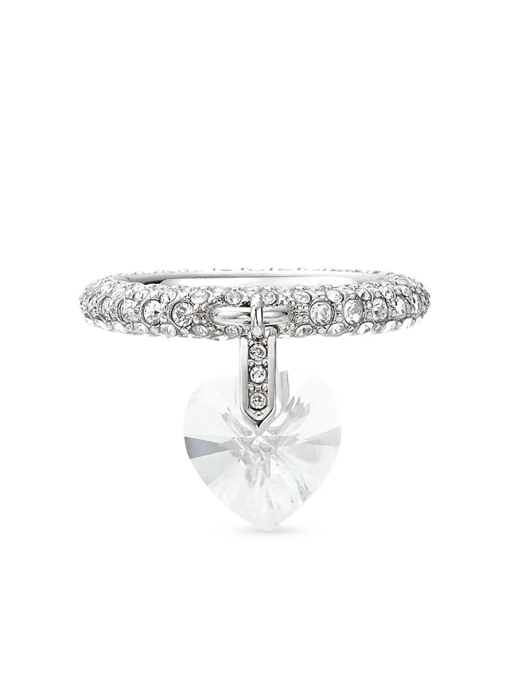 Jimmy Choo heart charm crystal ring