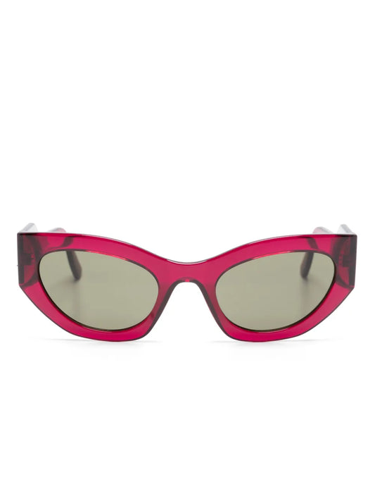 Karl Lagerfeld logo embossed cat eye frame sunglasses