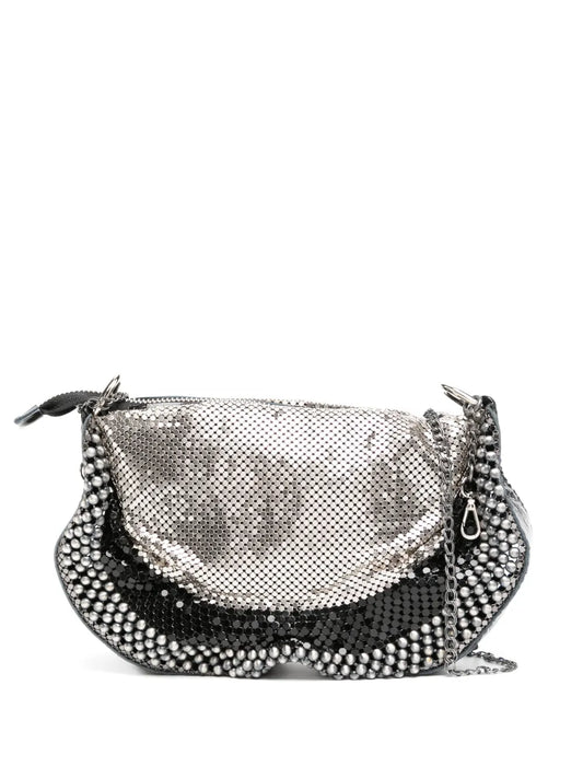 Madison.Maison Raquel mesh crossbody bag