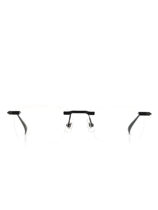 Dunhill rimless rectangle lens glasses