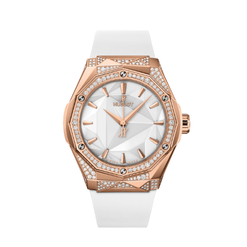 hublot classic fusion orlinski 18k king gold & diamonds unisex watch_2