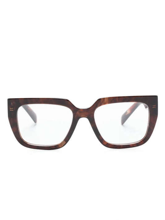 Prada Eyewear tortoiseshell effect square frame glasses