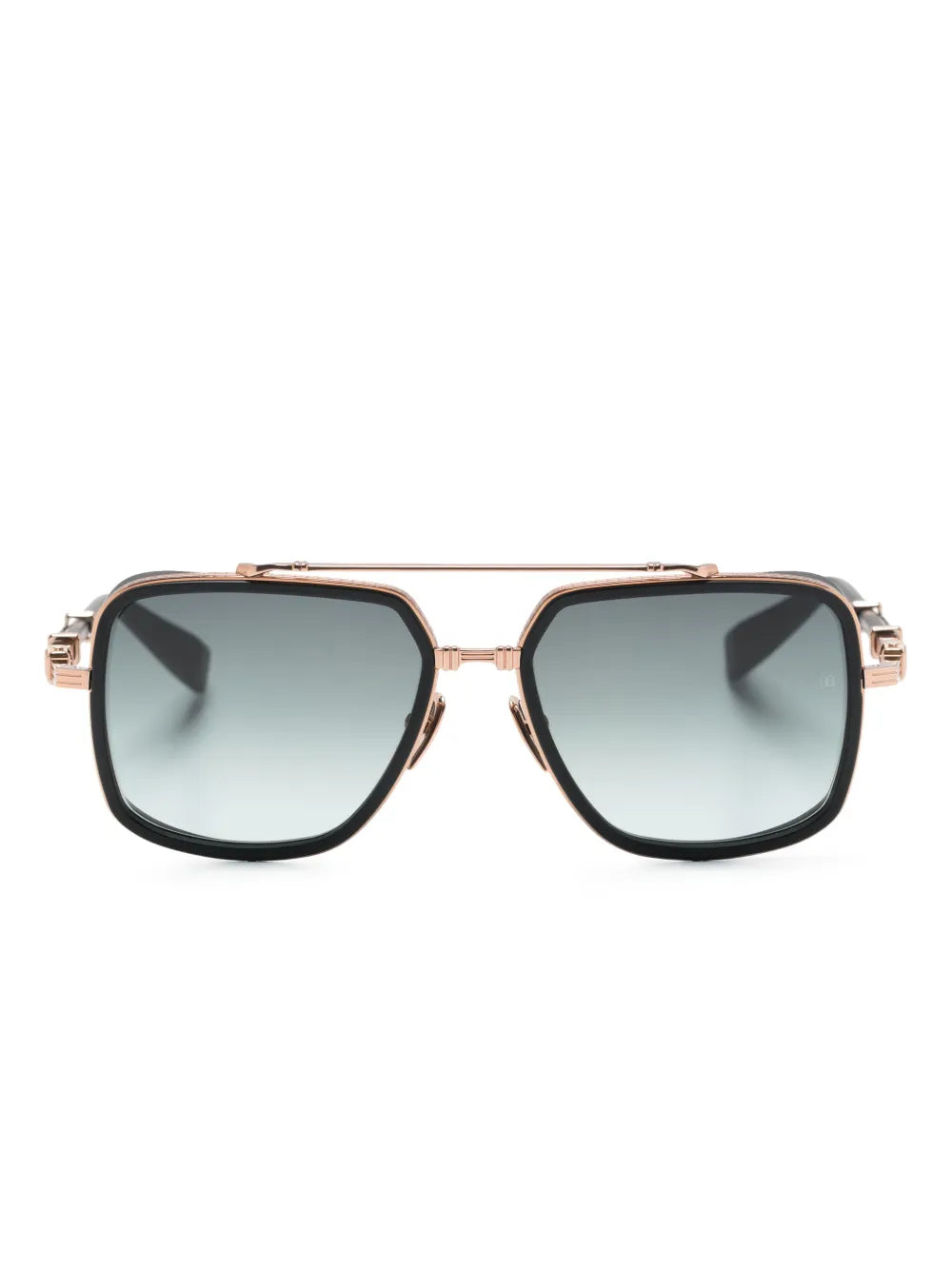 Balmain Eyewear BPS 108E square frame logo engraved sunglasses