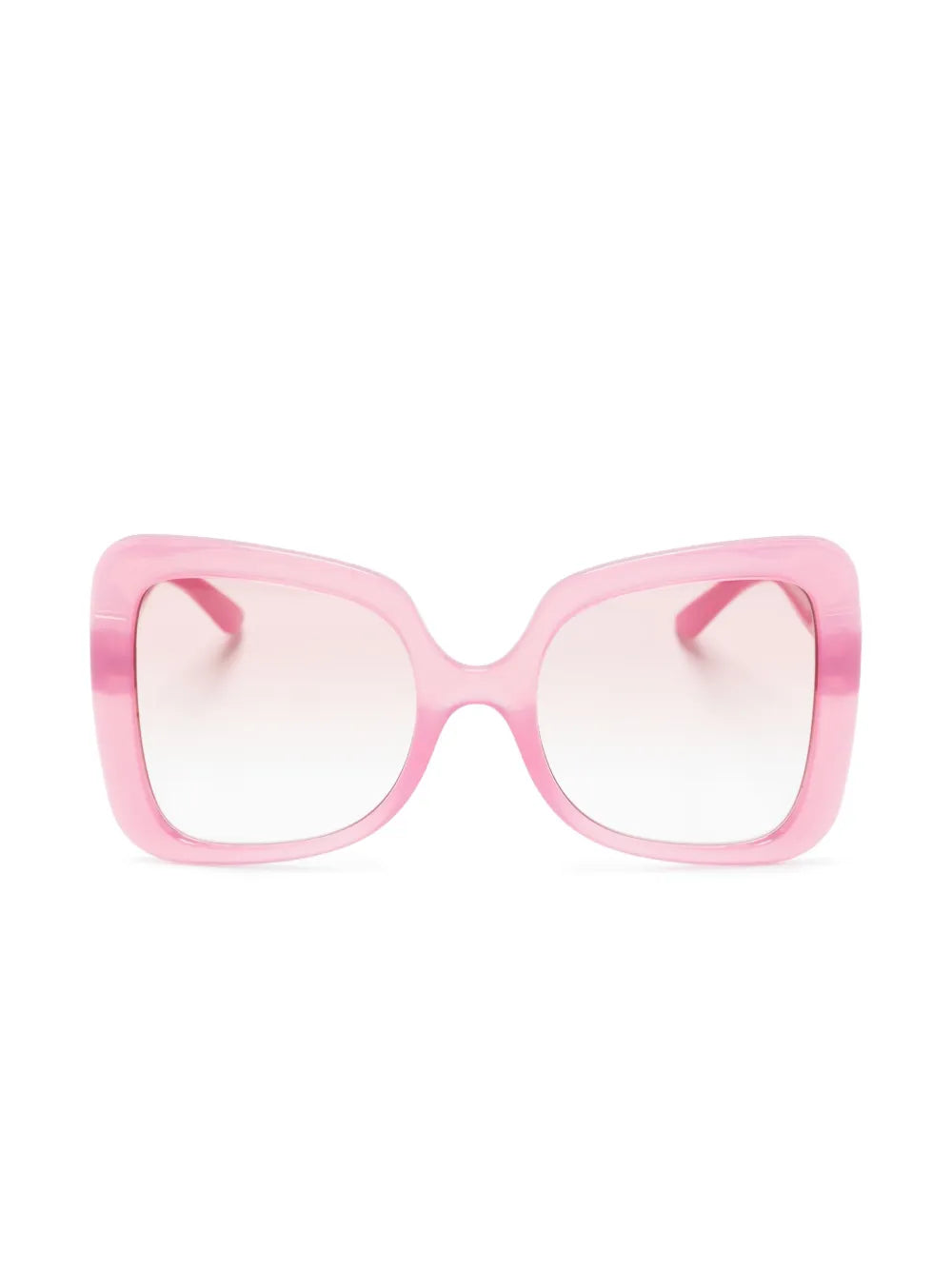 Dolce & Gabbana Eyewear logo plaque oversize frame sunglasses