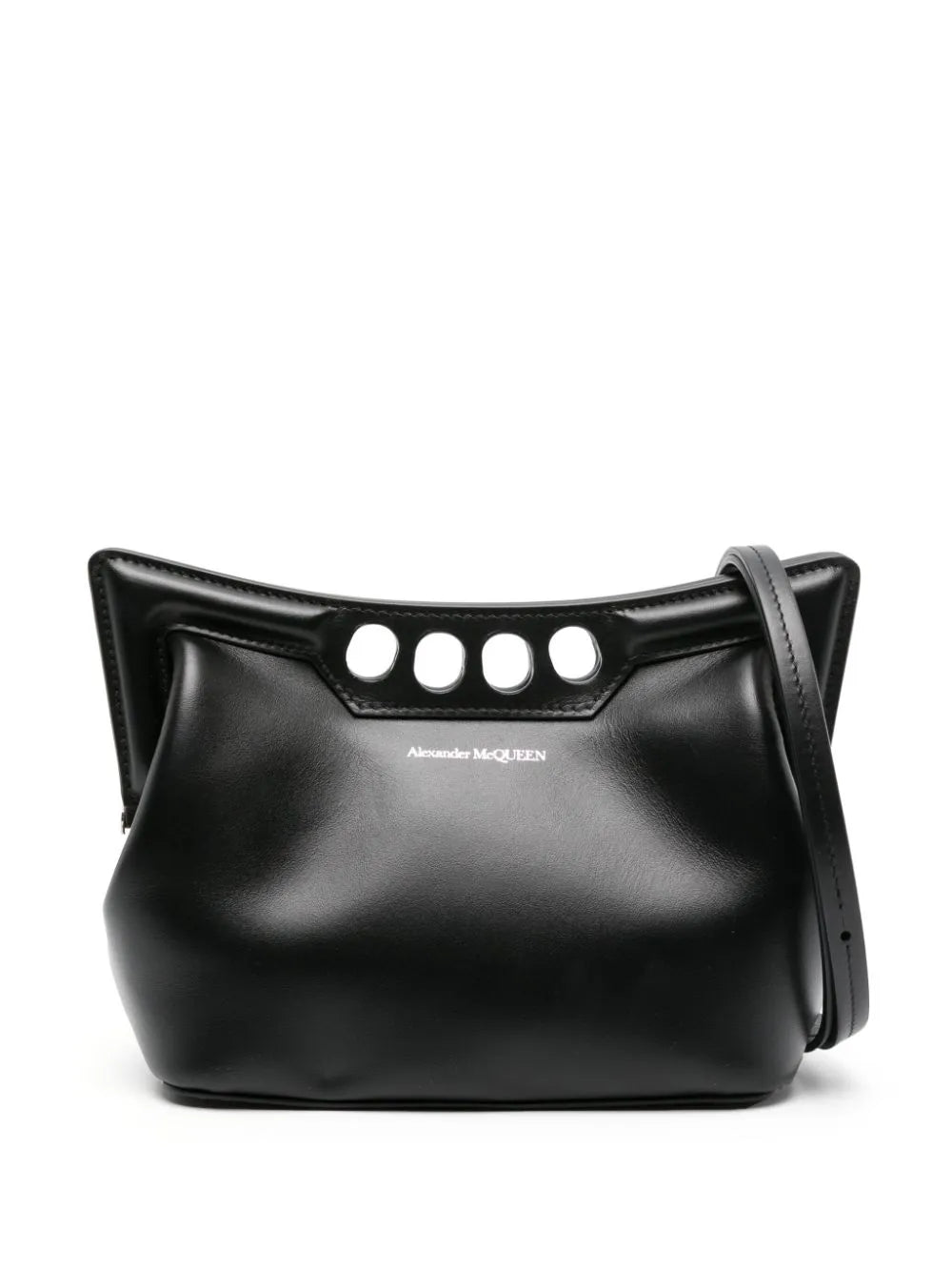 Alexander McQueen mini The Peak clutch bag