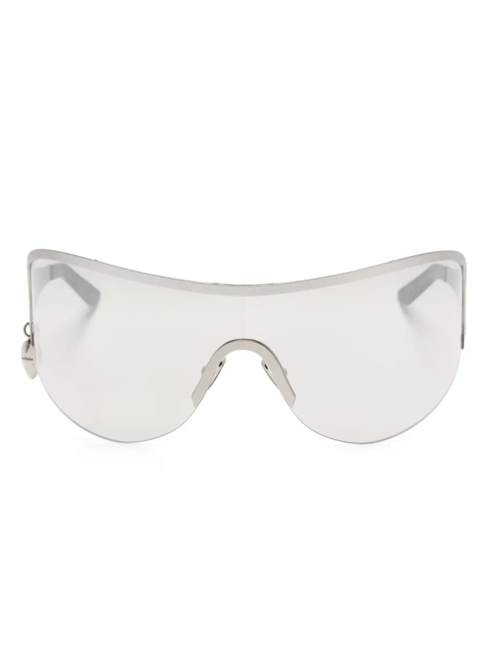 Acne Studios logo charm shield frame sunglasses