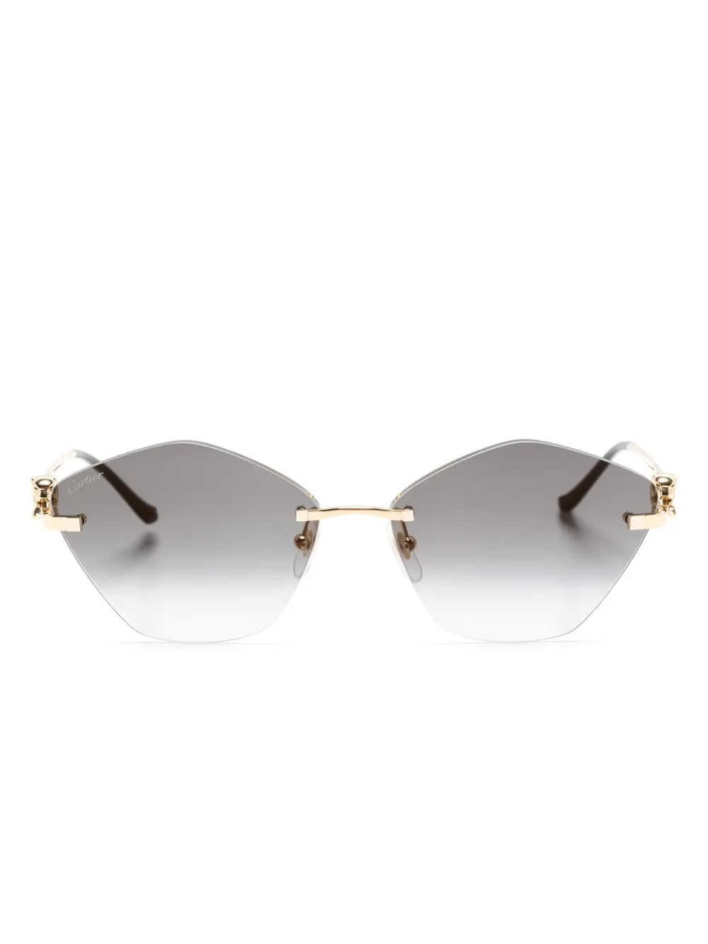 Cartier Eyewear geometric frame sunglasses